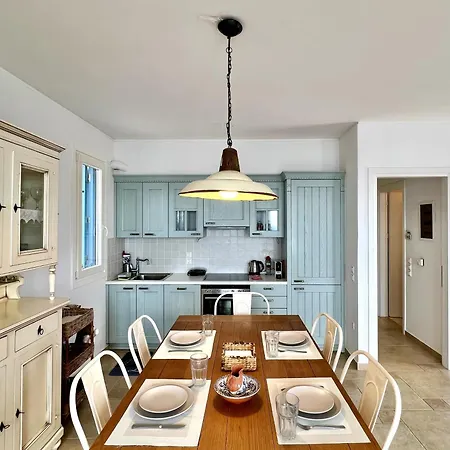 Grand Blue Terrace - Island House By Hostandros * Batsi