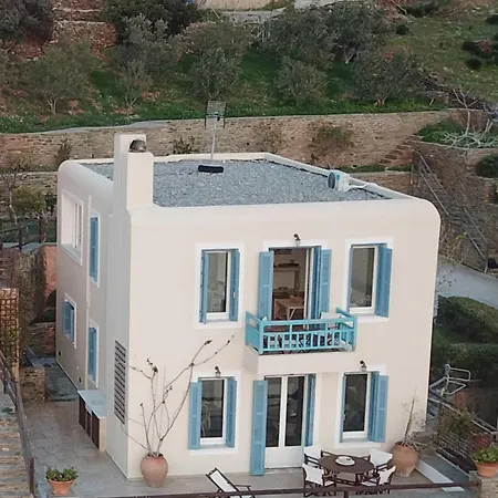Grand Blue Terrace - Island House By Hostandros Dom wakacyjny